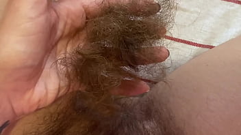 TRIMMING MY SUPER LONG PUSSY HAIR CLOSEUP