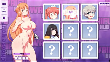 Waifu Hub [Hentai parody game PornPlay ] Ep.5 Asuna Porn Couch casting - she loves to cheat on her boyfriend while doing anal sex